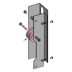 DKS DOORKING 2600-394 Polea tensora para motor 9200