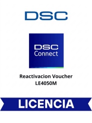 DSC DSC2470028 DSC Reactivacion Voucher LE4050M - Reactivacion Voucher LE4050M
