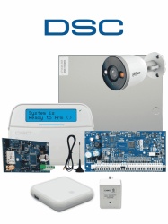 DSC NEO-LCDRF-LE4050 CON HUB -DAHUA IP - Kit Neo 32 Zonas Panel HS2032 / Teclado AlfanuméricoRF HS2LCDRF9N/ Comunicador LE4050m con 1 año de servicio/ Video Hub / Camara IP
