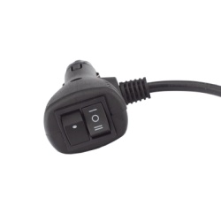 ECCO 5540CAC-VM Mini torreta de 48 LED 10" Ambar/Claro Lente Transparente Iman y Encendedor de Vehiculo - Img 6