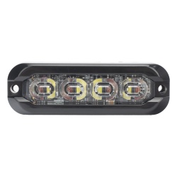ECCO ED3793RW Luz perimetral 8 LED Ultra Brillantes Dual Color Rojo / Claro