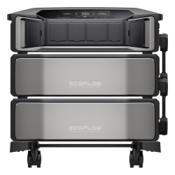 ECOFLOW EFDPU2BP Estacion de Energia Delta Pro Ultra 7.2kW para Respaldo Residencial Incluye 2 Baterias de Litio LFP 6kWh (12kWh Totales) Sincronizacion para Mayor Potencia Carga Solar Hasta 4000W Cap
