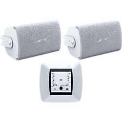 EGI AUDIO SOLUTIONS 121010H/FS2SEW Kit de Audio / Mando Bluetooth / Bocinas de Superficie / 2+2W RMS / IP55 / Color Blanco