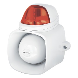 ENFORCER SECOLARM SH816SSMQ/R Sirena / Luz Estroboscopica Autonoma / Color Rojo 4 en 1 / IP65 / Uso Interior y Exterior / 12 Vcd / Multiples Tipos de Notificacion / Estroboscopica de Sirena o de Audio