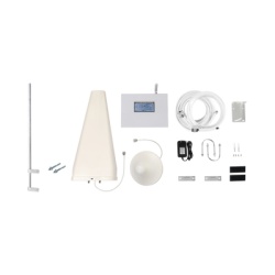EPCOM EP-TB4G-CMLP Kit Amplificador de Senal Celular TRIPLE banda de frecuencia. Incluye Mastil. Mejora las llamadas convencionales y VoLTE / Soporta los datos de las tecnologias 2G 3G y 4G de TELCEL