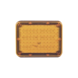 EPCOM INDUSTRIAL SIGNALING X-LTE-515-A Luz de Advertencia de 9X7" Color Ambar Ideal para Ambulancias