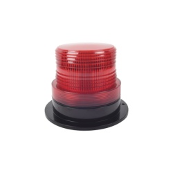 EPCOM INDUSTRIAL SIGNALING X126-R Burbuja Brillante de Larga Vida Util con 8 LEDs Color Rojo Domo Rojo 12Vcd