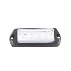 EPCOM INDUSTRIAL SIGNALING X13AW Luz Auxiliar Ultra Brillante de 8 LED color Ambar / Claro con mica transparente.