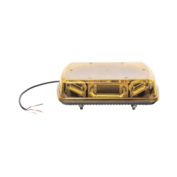 EPCOM INDUSTRIAL SIGNALING X1665AVM Mini Barra con 18 Poderosos LEDs Color Ambar Con Montaje Fijo de Tornillos