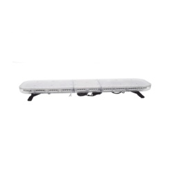 EPCOM INDUSTRIAL SIGNALING X67RBC Barra de luces de 47" rojo/azul Domos Claros 88 LED con control de trafico en color rojo/azul ideal para equipar unidades de seguridad publica