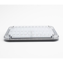 EPCOM INDUSTRIAL SIGNALING XLTE515WV2 Luz de Advertencia de 9X7" Color Claro Ideal para Ambulancias
