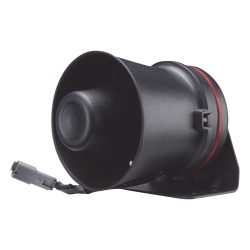 EPCOM INDUSTRIAL SIGNALING XYD100H Bocina de uso Rudo para Motocicleta de 100 W Alto Rendimiento y Base en Aluminio 8 Ohm de Impedancia