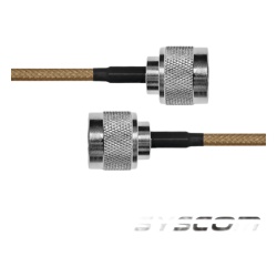 EPCOM INDUSTRIAL SN142KN110 Jumper con Cable LP142 de 110 cm (43.31 pulgadas) con Conectores N Macho a N Macho.