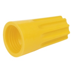 EPCOM POWERLINE AE-000-25 Capuchón Roscable para Cable / 10 AWG / Amarillo / 25 Piezas / 22.7 x 10.0 x 13.0 mm