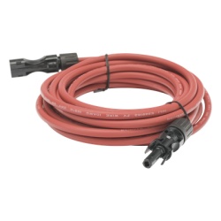 EPCOM POWERLINE CBLMC42P5MREDV2 Cable Fotovoltaico / 2.5 m (8.2 ft) / 10 AWG / MC4-M Ambos Extremos / Rojo