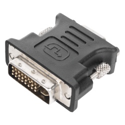 EPCOM POWERLINE DVI-VGA Adaptador DVI / Macho a VGA Hembra / 1080p / Conectores Chapados en Oro