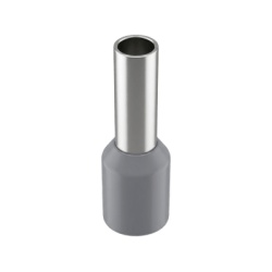 EPCOM POWERLINE E4009 Conector Ferrule / 12 AWG / 4 mm² / Punta 9 mm / Longitud Total 16.5 mm / PVC Gris / 25 Piezas