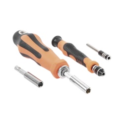 EPCOM POWERLINE EP-8031 Juego de Puntas y Accesorios con 65 piezas. Doble Maneral.