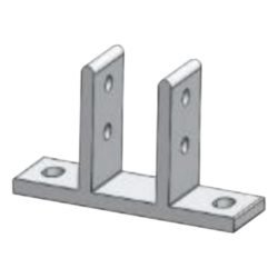 EPCOM POWERLINE EPL-FFA40 Fijador de Soporte / Aluminio Anodizado / Anticorrosivo / Universal 40 Pulgadas
