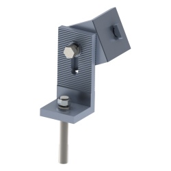 EPCOM POWERLINE EPL-FFNT-03AL Soporte L para Riel / Techo de Concreto / Aluminio Anodizado / 40x40x90 mm / Tornillo 30 mm Incluido
