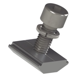 EPCOM POWERLINE EPLDINBN825 Conector N / Riel 5 y 8 / Aluminio Anodizado / Fijación por Tornillo