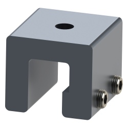 EPCOM POWERLINE EPLTRG27 Abrazadera para lámina engargolada / Aluminio anodizado / KR18 y KR24 / Instalación vertical / Resistente a corrosión