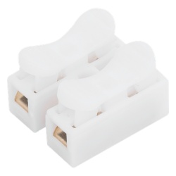 EPCOM POWERLINE PCON2 Conector Push / 2 Contactos / 250V / 10A / -40°C a 100°C / Cables 0.5-3.5 mm² / Material Antiflama