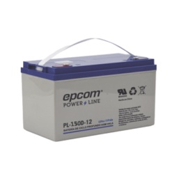 EPCOM POWERLINE PL150D12 Bateria Ciclo Profundo 12V 150 Ah / AGM-VRLA / Uso en Aplicacion Fotovoltaica /Terminales Tipo Tornillo HEX M6