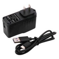 EPCOM POWERLINE PLUSC3000 Adaptador de corriente AC/DC / Entrada 100-240 VCA / Salida 5 VCC @ 3 A / Conectores USB-C y micro-USB
