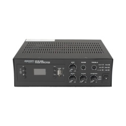 EPCOM PROAUDIO EP-B120E Amplificador de Potencia Digital Mini | 120W | Entrada XLR con Phantom 48V | 2 Entradas AUX | Bluetooth | Sintonizador FM | Reproduccion MP3 | Proteccion contra Cortocircuito y