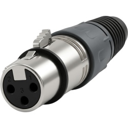EPCOM PROAUDIO EP-XLRF Conector XLR 3 Pines Hembra | Ideal para Conexiones de Microfonos y Mezcladoras | Equipo de Audio Profesional