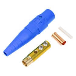EPCOM PROAUDIO EPCAMLOCK400AFBLUE Conector camlock 400 AMPERES HEMBRA COLOR AZUL