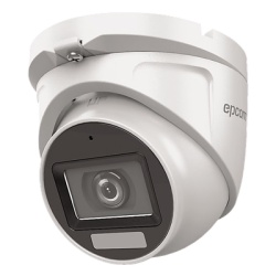EPCOM PROFESSIONAL E8TURBODL/A [Dual Light + ColorVu] Turret TURBOHD 2 Megapixel (1080p) / Lente 2.8 mm / 30 mts IR EXIR + 20 mts Luz Blanca / Microfono Integrado / Exterior IP66 / Metal / dWDR