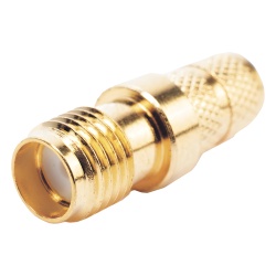 EPCOM TITANIUM TT-SM-0023 Conector SMA Hembra Inverso de Anillo Plegable para Cable RG-8/X 9258 LMR-240 LMR-240UF LMR-LW240 Oro/Oro/Teflon.