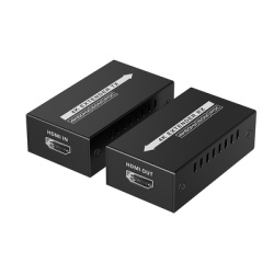 EPCOM TITANIUM TT672MINI Kit extensor HDMI de tamano mini | 4K60Hz a 60 metros | Solo requiere alimentacion TX | Sobre CAT6/CAT6A/CAT7 |