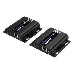EPCOM TITANIUM TT6834K Kit extensor para distancias de hasta 200 metros | Resolucion 4K @60Hz | Cat 6 | Conexion uno a uno y uno a muchos hasta 120 mts | Compatible con Switch gigabit | Control IR - Img 2