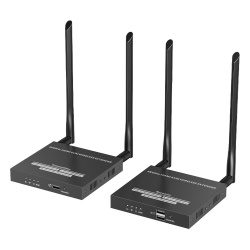 EPCOM TITANIUM TT699KVM Kit Extensor Inalambrico | 4K@60Hz | Transmision hasta 50m | Transferencia IR | Emparejamiento SSID - Img 2