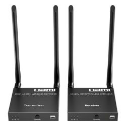 EPCOM TITANIUM TT699V20 Kit Extensor Inalambrico HDMI | 4K@60Hz 4096x2160 | Tecnologia ipcolor STREAM | Banda 5G 5.18-5.24 GHz | Distancia 50 m | Conexion de Hasta 1 a 4