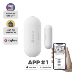 EZVIZ CS-T2C Contacto Magnetico Inalambrico / Para Hub CS-A3 / Compatible con Kit de Alarmas EZVIZ CS-B1 / Uso en Interior / Protocolo Zigbee /