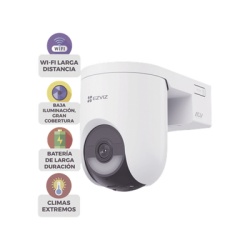 EZVIZ CSHB8C/SP/4G/W Kit Camara PT 4G y Wi-Fi / 2K+ (4Megapixel) / IA Deteccion Humano-Vehiculo / Color Nocturno / Bateria 5200 mAh / IP65 / Incluye Panel Solar 5W IP65