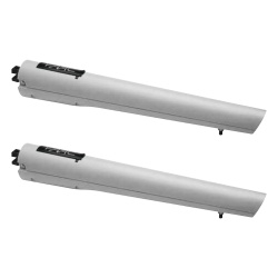 FAAC 10599807 Kit de Operadores FAAC S418 para Puertas Abatibles de hasta 2.7m y 300Kg / Con Capacidad de Respaldo de Baterias y Desbloqueo Manual