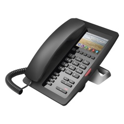 FANVIL H5 Telefono IP Hotelero / Pantalla LCD Color 3.5" / 2 Lineas SIP / 6 Teclas Programables Hotline / Puerto USB Carga / PoE 802.3af / Personalizable con Logo Hotel