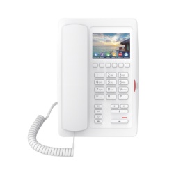 FANVIL H5WW (H5W Color Blanco)Telefono IP WiFi para Hoteleria profesional de gama alta con pantalla LCD de 3.5 pulgadas a color 6 teclas programables para servicio rapido (Hotline) PoE
