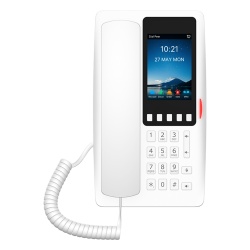 FANVIL H6WW Telefono IP Hotelero Wi-Fi 6 / Pantalla IPS 3.5" 320x480 / 2 Lineas SIP / 5 Teclas Programables / Puerto USB-A / PoE 802.3af / Audio HD / Diseno Blanco