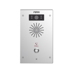 FANVIL I16V Video Intercomunicador IP 2 lineas SIP 2 relevadores con boton para llamada Onvif anti-vandalico PoE IP65 e IK10 PoE