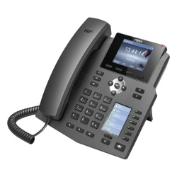 FANVIL X4 Telefono IP empresarial para 4 lineas SIP con 2 pantallas LCD 6 teclas BLF/DSS conferencia de 3 vias PoE