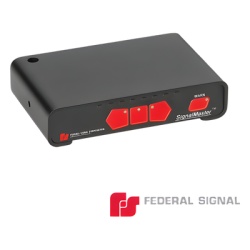 FEDERAL SIGNAL 330-104 Controlador basico para SignalMaster de 6 o 8 modulos 12 o 24 Vcc 7 patrones de destello seleccionables por el instalador