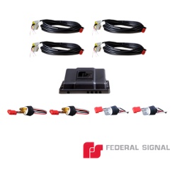 FEDERAL SIGNAL 416-129-25 Kit Silver Series 2 pares de lamparas estroboscopicas Ideales para Faros