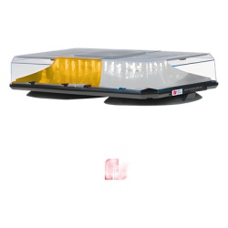 FEDERAL SIGNAL 454-300-AW Barra de luces Highlighter LED Solaris con montaje de succion e iman (dos colores amber/claro)(AW)