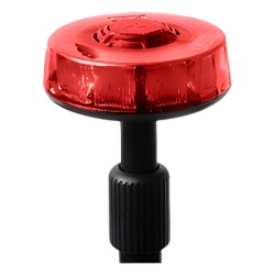 FEDERAL SIGNAL CO-400-R Luz telescopica trasera roja con mastil de 3 secciones 15 LEDs en tecnologia SOLARIS
